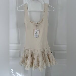 Zara Cream Mini Dress